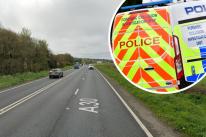 The collision occurred on the A30 at Loggans, near Hayle (Image: Google Maps) The collision occurred on the A30 at Loggans, near Hayle (Image: Google Maps)